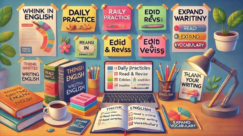 تقویت مهارت نوشتاری یا رایتینگ (writing) در زبان انگلیسی