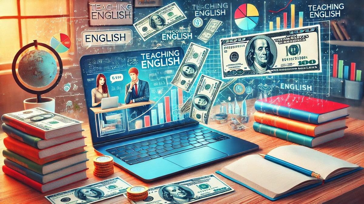 درآمد تدریس زبان انگلیسی