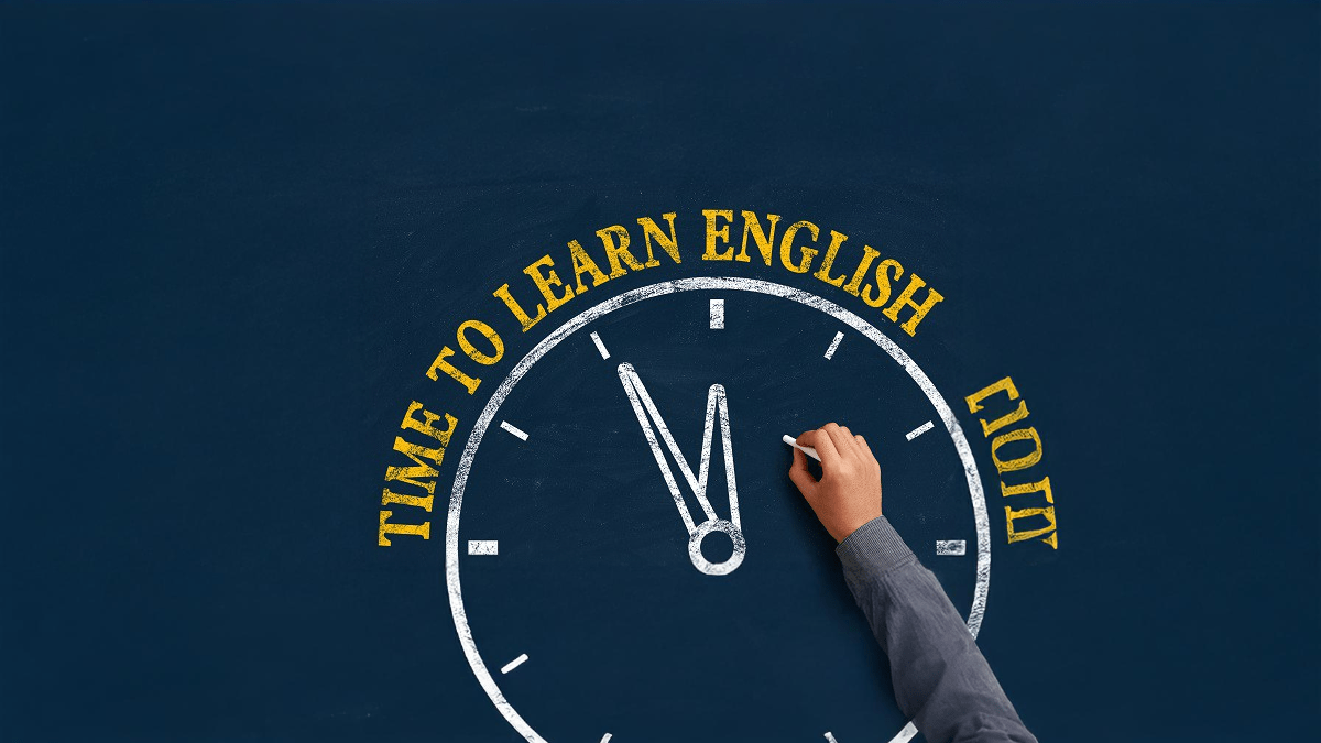 زمان لازم برای یادگیری زبان انگلیسی