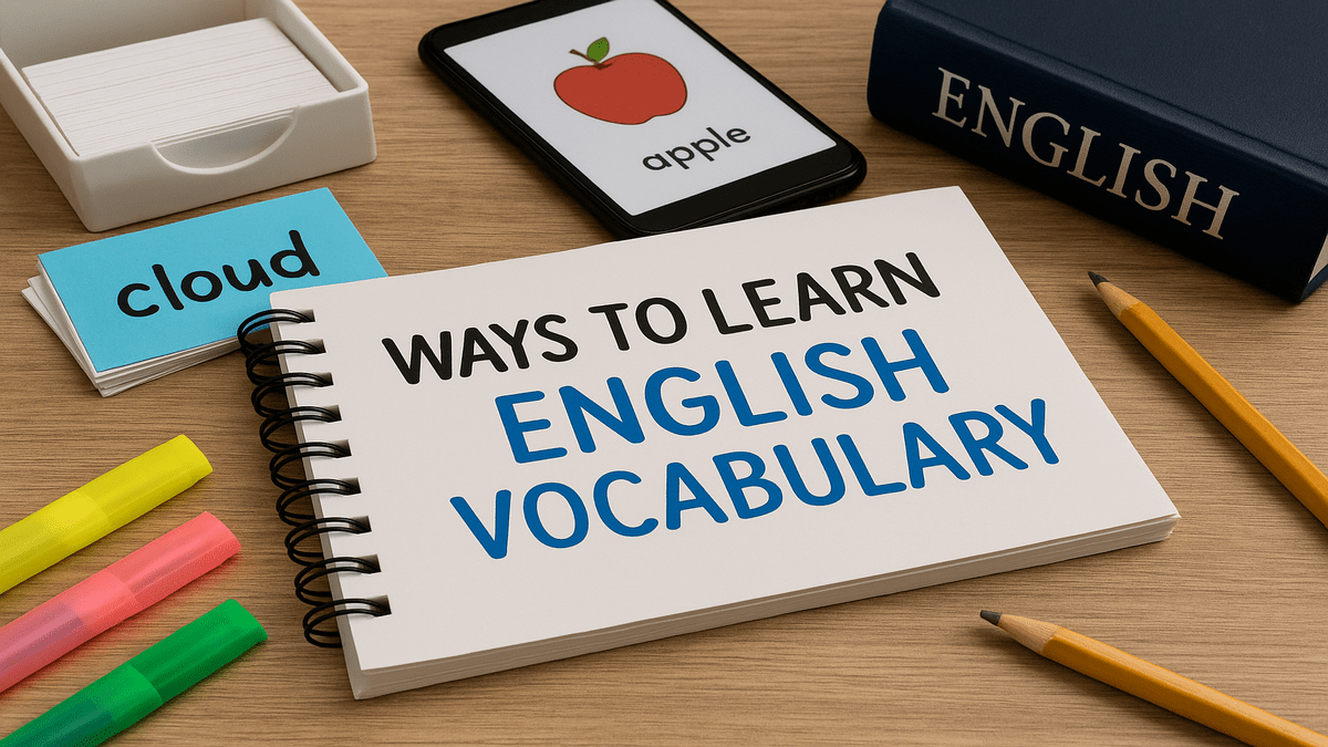 روش های یادگیری لغات زبان انگلیسی