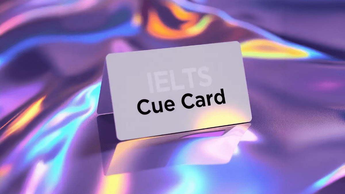 چالش‌های کیو کارت آیلتس (Cue Card)