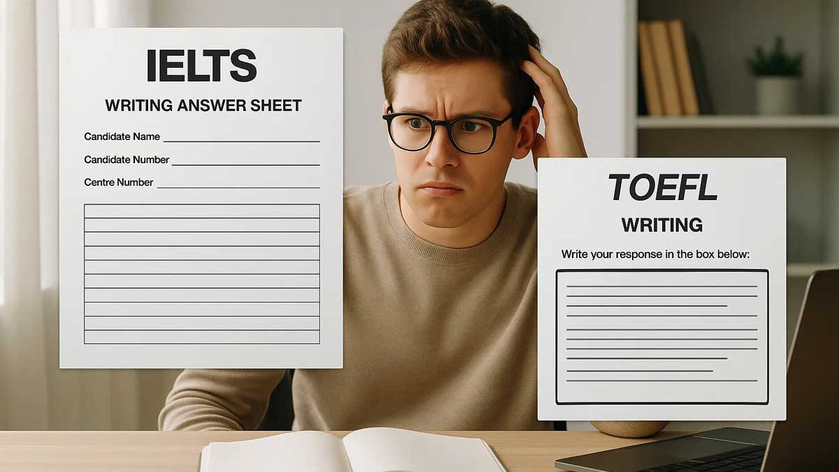 تفاوت های رایتینگ آکادمیک آیلتس و تافل